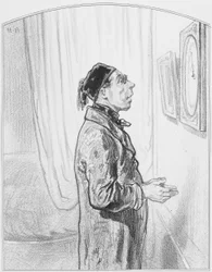The Barometer, Plate 6 from Les Toquades, 1858